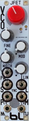 Eurorack Module JFET VCO from Blue Lantern Modules