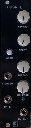 Eurorack Module ADSR-D Envelope Generator from PMFoundations