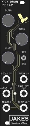 Eurorack Module JCS Kick Drum Pro CV from Jake's Custom Shop