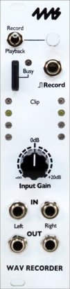 Eurorack Module WAV Recorder from 4ms Company