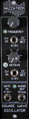 Eurorack Module SWO-1 Squarewave Oscillator from Mazzatron