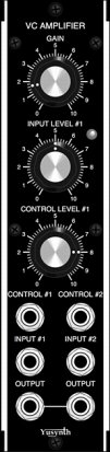 MU Module Dual VCA from YuSynth