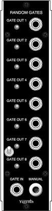 MU Module Random Gates from YuSynth