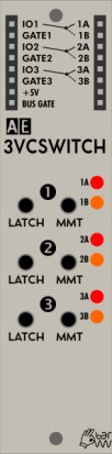 AE Modular Module 3CVSWITCH from Tangible Waves