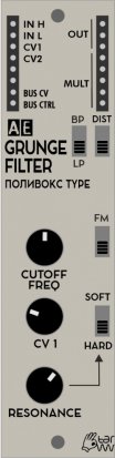 AE Modular Module GRUNGE FILTER from Tangible Waves