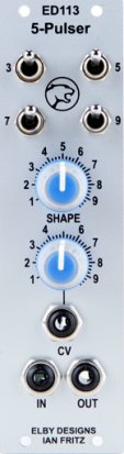 Eurorack Module IF113 - 5-Pulser from Elby Designs