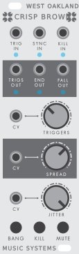 Eurorack Module Crisp Brown from West Oakland Music Systems