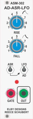 Eurorack Module ASM302 - AD/ASR/LFO from Elby Designs