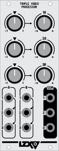 Eurorack Module Triple Video Processor from LZX Industries