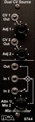 Frac Module 9744 CV Source & Attenuator / Mixer from PAiA