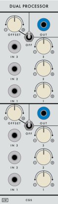 Serge Module Dual Processor V2 from Loudest Warning