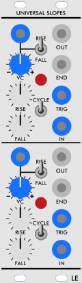 Serge Module Universal Slopes (Compact) from Low-Gain Electronics