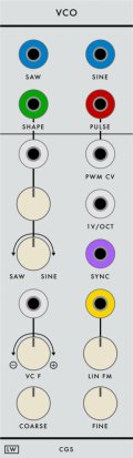 Serge Module CGS VCO from Loudest Warning