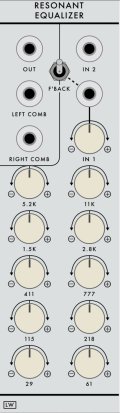 Serge Module Resonant EQ V2 from Loudest Warning