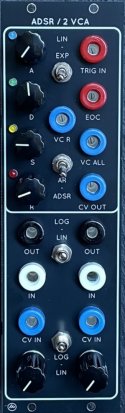 Serge Module ADSR2VCA from Mangoest