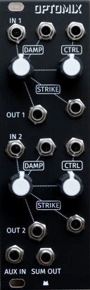 Eurorack Module Optomix - Black Panel from Mörk Modules