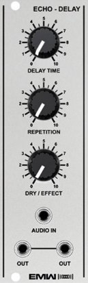 Eurorack Module Echo Delay (Aluminium) from EMW