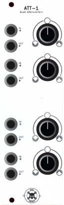 Eurorack Module ATT-1 Attenuverter from Skull & Circuits