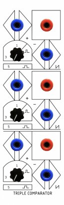 Serge Module Triple Comparator from Prism Circuits