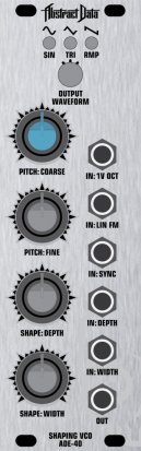 Eurorack Module ADE-40 Shaping VCO from Abstract Data