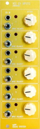 Eurorack Module ADDAC002 VCC CV Inputs from ADDAC System