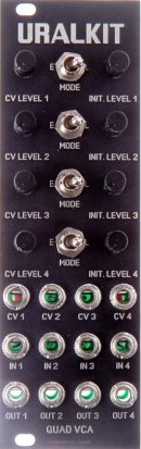 Eurorack Module UralTone Quad VCA from Other/unknown