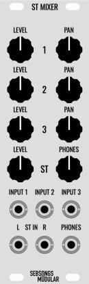 Eurorack Module ST MIXER from Sebsongs Modular