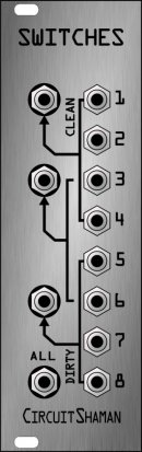 Eurorack Module Circuit Shaman Switches Expander from Mystic Circuits