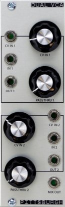 Eurorack Module Dual VCA (Mk. II) from Pittsburgh Modular