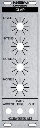 Eurorack Module NeinOhNein Clap from Hexinverter Électronique