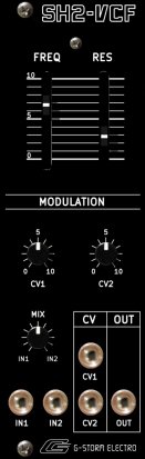 Eurorack Module SH2-VCF from G-Storm Electro