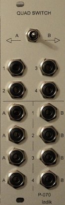 Eurorack Module P-070 quad switch from Ladik