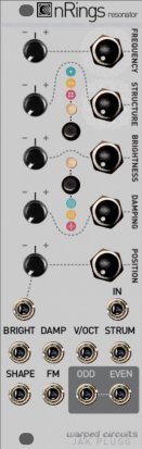 Eurorack Module nRings from Warped Circuits