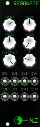 Eurorack Module Resonate from Nonlinearcircuits