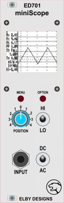 Eurorack Module ED701 - miniScope from Elby Designs