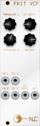 Eurorack Module FK1T VCF from Nonlinearcircuits