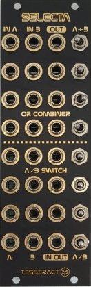 Eurorack Module Selecta - reversible panel from Tesseract Modular