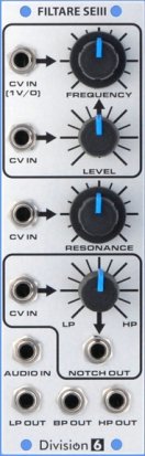 Eurorack Module Filtare SEIII from Division 6