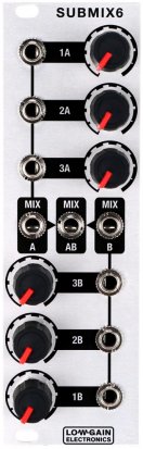 Eurorack Module SubMix6 from Low-Gain Electronics