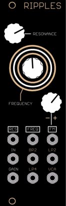 Eurorack Module Ripples (PCB Panel) from Oscillosaurus