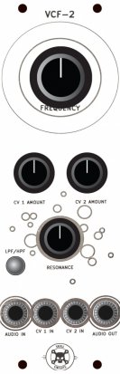 Eurorack Module VCF-2 from Skull & Circuits