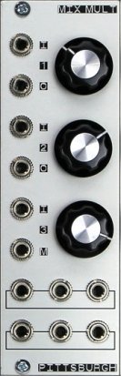 Eurorack Module Mix Mult from Pittsburgh Modular