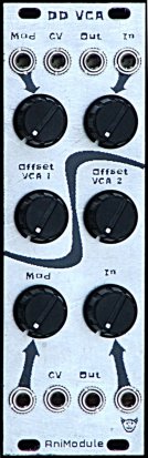 Eurorack Module DD Dual VCA from AniModule