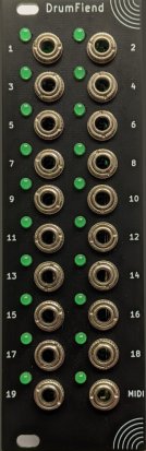 Eurorack Module DrumFiend from Divergent Waves