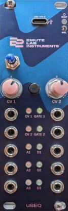 Eurorack Module uSEQ from Emute Lab Instruments