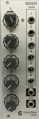 Eurorack Module CS030 Mixer from Circuit Slices