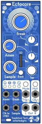 Eurorack Module Ectocore by Infinite Digits from Toadstool Tech