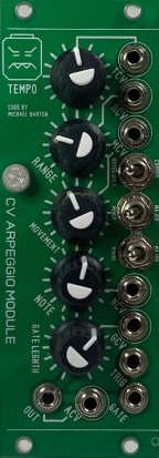 Eurorack Module CV Arpeggio Module v1 from Blue Lantern Modules