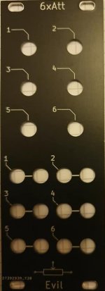 Eurorack Module Evil Instruments 6xAtt from Other/unknown