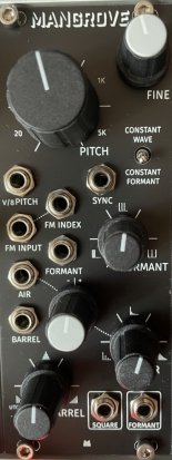 Eurorack Module Mangrove w/ black Mørk faceplate from Mannequins